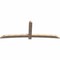 Ekena Millwork Bellingham Smooth Timber Gable Bracket, Douglas Fir, 108"W x 40"H x 3 1/2"D x 5 1/2"F, 9/12 Pitch GBW108X40X0406BEL00SDF - alternate 3